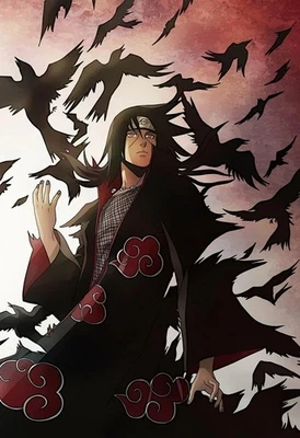 Impresión de póster Itachi Uchiha Anime Naruto 11"x17" decoración del hogar Foto 1 de 4
