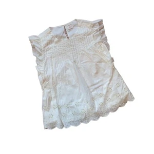 J.Crew Crewcuts Short-Sleeve Eyelet Shirt - Size XL - Picture 1 of 4