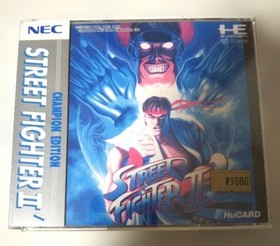 Street Fighter II' Champion Edition HuCARD PC Engine NEC New Sealed Japan