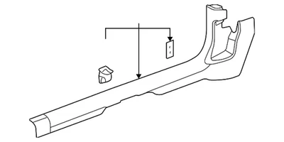 Placa de alféizar GM 15270653 genuina Foto 1 de 2