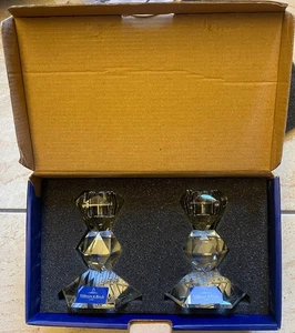 Villeroy & Boch – Coppia Candelabri Cristallo 11x9 cm – Eleganti, Come Nuovi - Picture 1 of 6