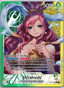 Shirahoshi (022) (arte alternativo) L Un puño de velocidad divina OP11-022 casi nuevo - Imagen 1 de 2