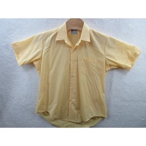 Vintage 60er 70er Kmart Permanent Press Soil Release Rockabilly Kurzarm Gr. 17 - Bild 1 von 9