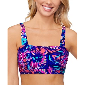 Island Escape Size 12 Costa Rica Underwire Bikini Top Swim Full Bust Support NWT - Picture 1 of 4