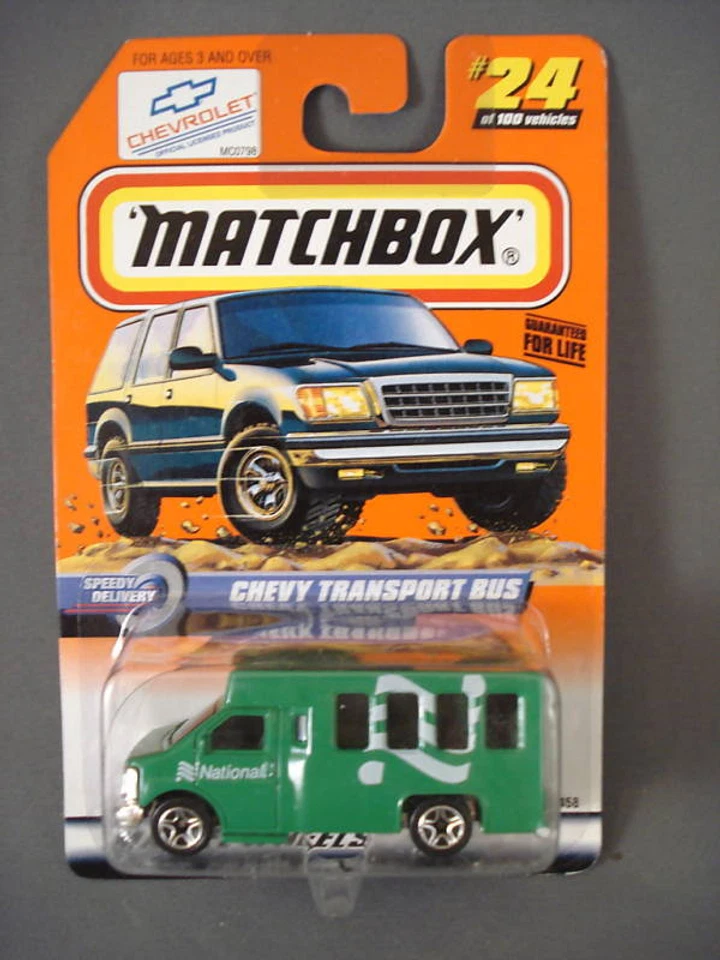1998 Matchbox Chevy Transport Bus #24 of 100 - Image 1 of 1