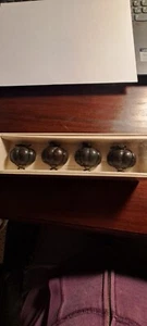 Set 4 POTTERY BARN Outlet Thanksgiving Mini Pumpkin Place Name Card Holders NIB  - Picture 1 of 3