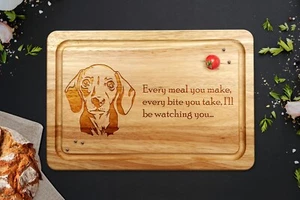 Dachshund | Wooden | Chopping Board | Sausage | Dog | Teckle | Breed | Gift - Picture 1 of 9