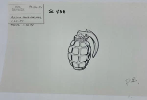 G.I. Joe: Sgt. Savage 1994 Produktion SIGNIERT Darrel Bowen KOPIE Modell Cel Zeichnung - Bild 1 von 2