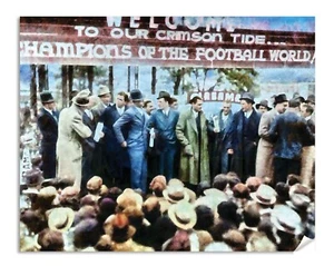 Alabama Crimson Tide 1934 National Champions Football Art Print MC1 Choices - Picture 1 of 24