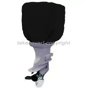 Outboard Boat Motor Engine Hood Cover Up to 25 HP BLACK Universal Trailerable B0 - Bild 1 von 1
