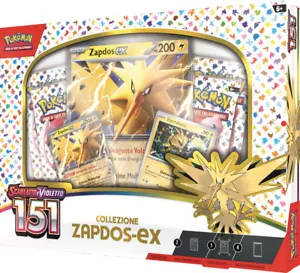 Pokemon Scarlet and Violet 151 Zapdos Collection ex (IT) - Picture 1 of 2