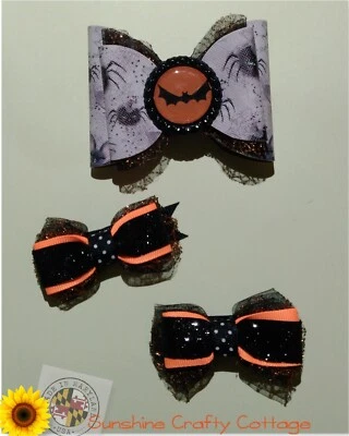 Набор из 3 бантов для волос Happy Halloween - Изображение 1 из 4