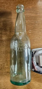 Goebel Vintage Bier Kreis geprägte Wappen Flasche Detroit Michigan - sehr gepflegt - Bild 1 von 9