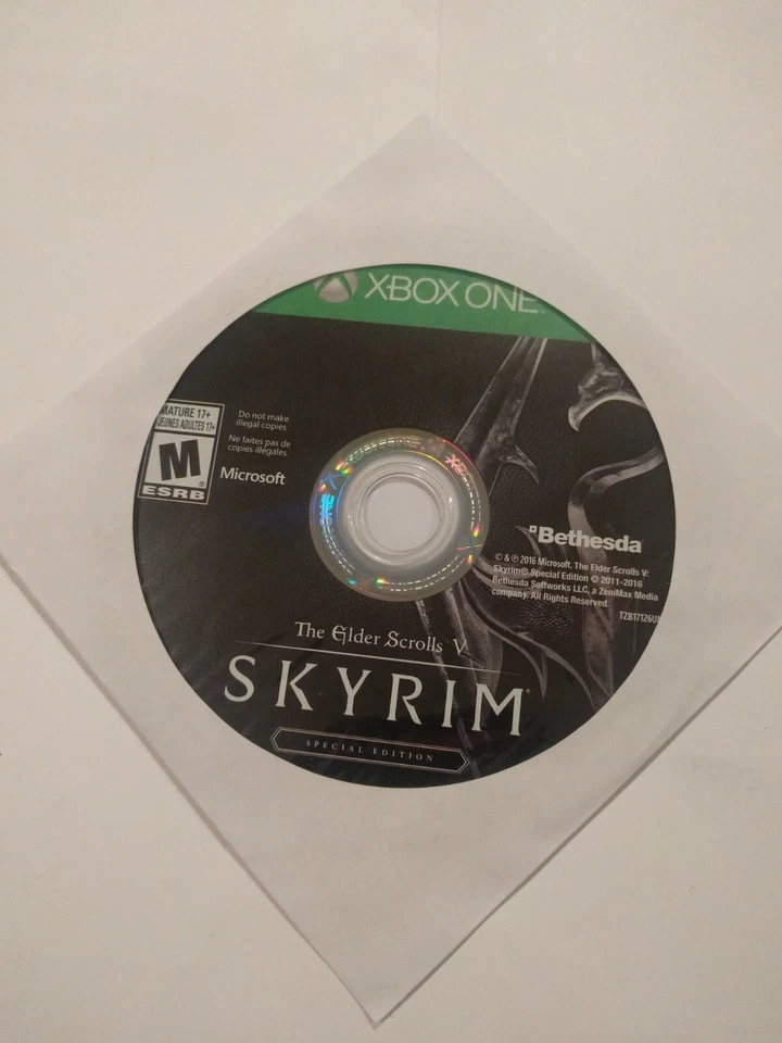 Elder Scrolls V: Skyrim Special Edition (Microsoft Xbox One, 2016) Disc Only - Bild 1 von 1