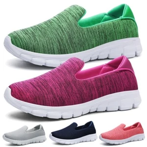 Women's Orthopedic Slip-On Trainers - Casual Running Sport Shoes UK - Picture 1 of 82