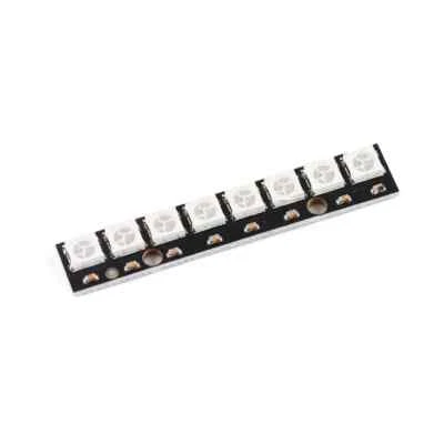 5x WS2812B 8 Bit 5V LED RGB Pixel Strip ADDR for Arduino, RPi, ESP, PICO - Image 1 of 4