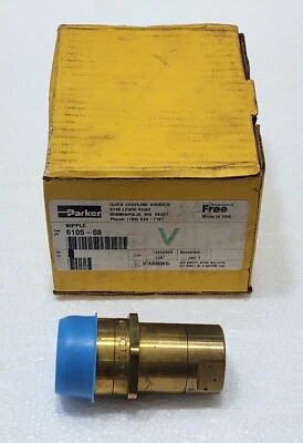PARKER 6105-08 RACCORDEMENT RAPIDE À HAUT DÉBIT, SÉRIE 6100 - Photo 1/4