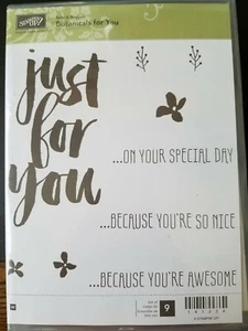 NEU Stampin’ Up! Botanicals for You Holz Stempelset Sale-A-Bration Exklusiv! - Bild 1 von 1