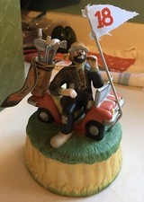 Flambro ~Emmett Kelly Jr. Golf Cart Music Box "My Way" 9408