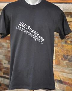 Vintage Fender gut besaitet Einzelnaht schwarz Rock Gitarre T-Shirt Größe Medium - Bild 1 von 12