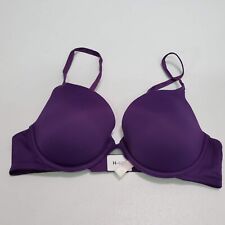 BOLKA Bras For Women Sexy Push Up lingerie Wire Free Bras Wide Straps Female  Underwear Large Size Push up Bra Wireless Adjustable Women Brassiere (Color  : Purple, Size : 80b) : Buy