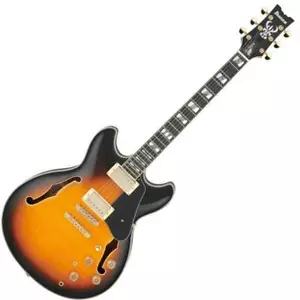 Ibanez JSM10-VYS Vintage Yellow Sunburst John Scofield Model with hard case - Picture 1 of 5