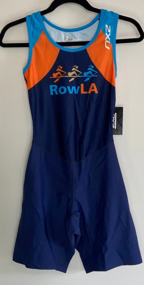 New 2XU RowLA Custom Perform Rowsuit WX4951d Women Small Rare Unisuit Row Suit - Изображение 1 из 3