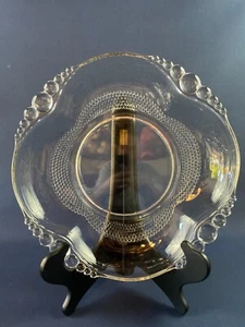 Duncan & Miller Glass Co, tazón poco profundo de vidrio transparente #108 LAGRIMA c.1930s-55 - Imagen 1 de 6