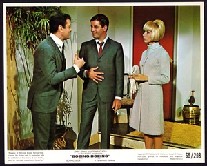 JERRY LEWIS Original Movie Lobby Card Photo BOEING BOEING Tony Curtis Dany Saval - Picture 1 of 1