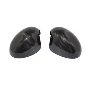 2 x Carbon Mirror Covers For BMW Mini R55 R56 R57 R58 R59 2007-2013 Manual Model - Bild 1 von 1