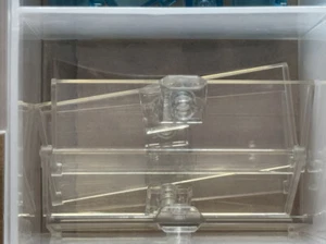 LEGO Parts - Trans-Clear Door 1 x 3 x 6 with Stud Handle - No 80683 - QTY 5 - Picture 1 of 1