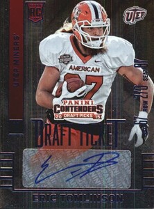 2015 Panini Contenders Draft Picks College Draft Ticket Blue Foil #162 Tomlinson