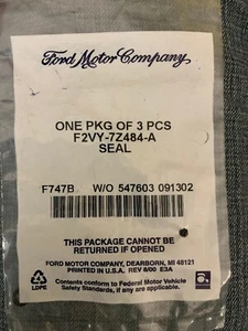 "NUEVO DE LOTE ANTIGUO Ford F2VY7Z484A SELLO MOTOR ""O"" anillo Qty.3 - Imagen 1 de 2