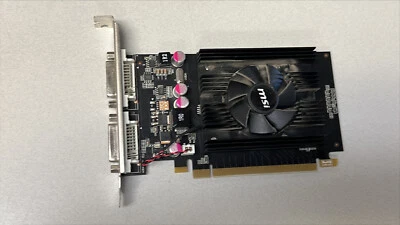 MSI Nvidia GeForce 210 512MB Dual DVI PCI-E Video Card N210-512D2 - Image 1 of 2