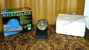 Can You Imagine Acuarelas Esfera de Vidrio Orbe Luz Escultura con Caja de Funciones de Sonido - Imagen 1 de 15