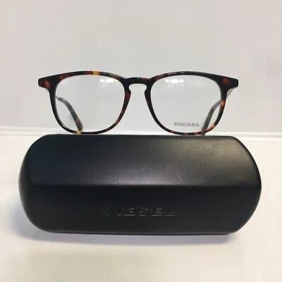 NIB Diesel 5313 052 Havana Plastic Unisex Eyeglasses 51mm - Imagem 1 de 4