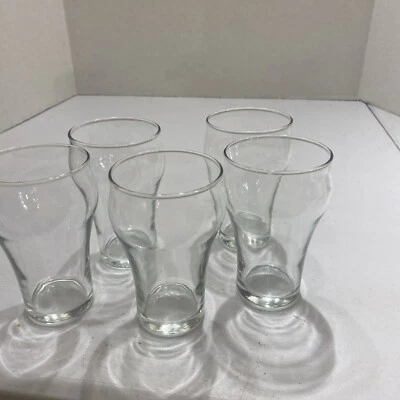 Juego de 5 vasos transparentes de jugo/soda/agua de 12 oz - 5" JW Foto 1 de 4