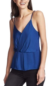 1. State Women’s Spaghetti Strap V Neck Tank Top Blue XS NWT Y0617 MSRP $69 - Picture 1 of 6