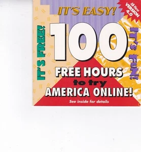 AOL 4.0 America Online It's Easy 100 kostenlose Stunden - Bild 1 von 3