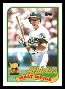 Walt Weiss 1989 Topps #316 Oakland Athletics - Picture 1 of 2