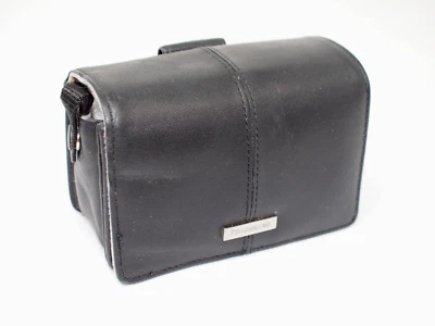 Panasonic Black Leather Digital Compact Camera Case - Image 1 of 3