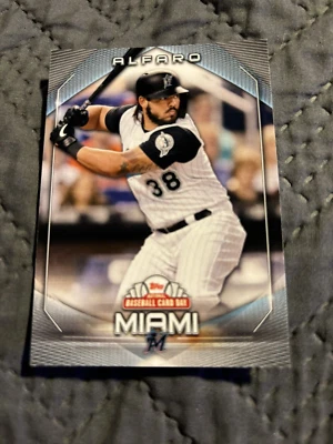 2020 Topps National Baseball Card Day #15 Jorge Alfaro Miami Marlins - Image 1 of 2