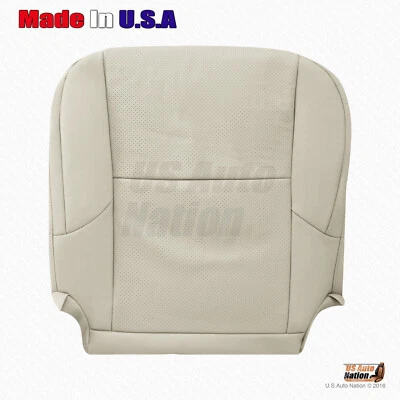 Se adapta a Lexus GX460 2018 2019 2020 2021 parte inferior del lado del conductor cubierta de asiento de cuero tostado Foto 1 de 4