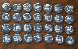 28 Different 50 State 2020 Mayor Mike Bloomberg 2.25" Buttons Democratic Primary - Picture 1 of 7