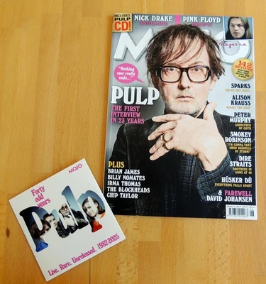 New ListingMojo Magazine June 2025 Pulp Sparks Alison Krauss Dire Straits Free CD
