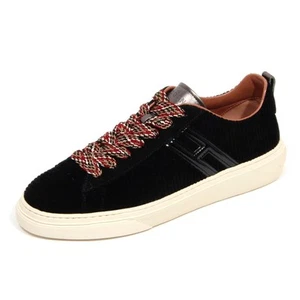 H3896 sneaker velluto donna HOGAN H365 woman velvet shoes black - Picture 1 of 4