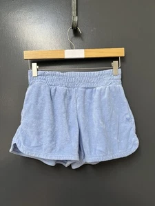 Athleta Girl Blue Jump In Terry Cloth Shorts Sz XL/14 - Picture 1 of 6