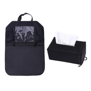 Car Storage Bag Seat Organizer Hanging Backseat Oxford Pouch Water Bottle - Picture 1 of 12