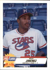 Miguel Jimenez 1993 Fleer ProCards #2078 RC Huntsville Stars *AutographDen* - Picture 1 of 2