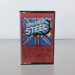 British Steel Cassette Tape England’s Latest Heavy Metal Invasion Comp JCT-1100 - Picture 1 of 6